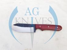 Load image into Gallery viewer, Handmade High Carbon Steel Hunting Tanto Blade Knife with Color Sheet Handle 9'' - Cowboyknives by AGKNIVESUSA