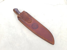Load image into Gallery viewer, Handmade 1095 Steel Rustic Style Hunting Knife with Walnut Wood handle 10'' - Cowboyknives by AGKNIVESUSA