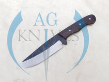 Load image into Gallery viewer, Handmade 1095 Steel Hunting Knife with Wood handle 10'' - Cowboyknives by AGKNIVESUSA