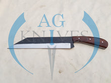 Load image into Gallery viewer, Handmade High Carbon Steel Viking Seax Knife with Wood Handle 13'' - Cowboyknives by AGKNIVESUSA