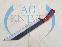 Load image into Gallery viewer, Handmade High Carbon Steel Viking Seax Knife with Wood Handle 13'' - Cowboyknives by AGKNIVESUSA