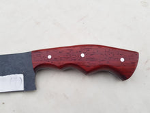 Load image into Gallery viewer, Handmade High Carbon Steel Viking Seax Knife Blade with Wood Handle 13'' - Cowboyknives by AGKNIVESUSA