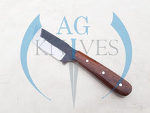 Load image into Gallery viewer, Handmade High Carbon Steel Hunting Tanto Blade Knife with Wood Handle 9'' - Cowboyknives by AGKNIVESUSA