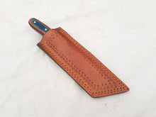 Load image into Gallery viewer, Handmade High Carbon Steel Hunting Tanto Blade Knife with Color Sheet Handle 9'' - Cowboyknives by AGKNIVESUSA