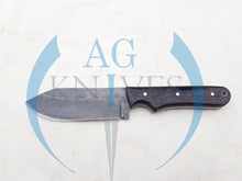 Load image into Gallery viewer, Handmade High Carbon Steel Hunting Knife with Wood Handle 10.25'' - Cowboyknives by AGKNIVESUSA