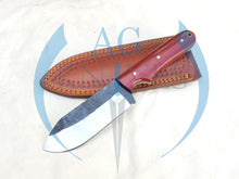 Load image into Gallery viewer, Handmade High Carbon Steel Hunting Tanto Blade Knife with Color Sheet Handle 9'' - Cowboyknives by AGKNIVESUSA