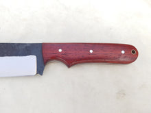 Load image into Gallery viewer, Handmade High Carbon Steel Hunting Tanto Blade Knife with Color Sheet Handle 9'' - Cowboyknives by AGKNIVESUSA