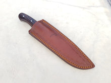 Load image into Gallery viewer, Handmade 1095 Steel Hunting Knife with Wood handle 10'' - Cowboyknives by AGKNIVESUSA