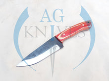 Load image into Gallery viewer, Handmade High Carbon Steel Hunting Skinner Knife with Color Sheet Handle - Cowboyknives by AGKNIVESUSA
