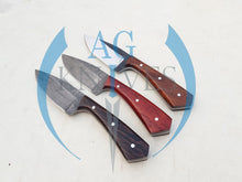 Load image into Gallery viewer, lot of 3 Handmade High Carbon Steel Hunting Skinner Knives with Wood Handle  9&#39;&#39; - Cowboyknives by AGKNIVESUSA
