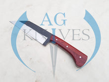 Load image into Gallery viewer, Handmade High Carbon Steel Viking Seax Knife Blade with Wood Handle - Cowboyknives by AGKNIVESUSA
