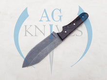 Load image into Gallery viewer, Handmade High Carbon Steel Hunting Knife with Wood Handle  10.25&#39;&#39; - Cowboyknives by AGKNIVESUSA
